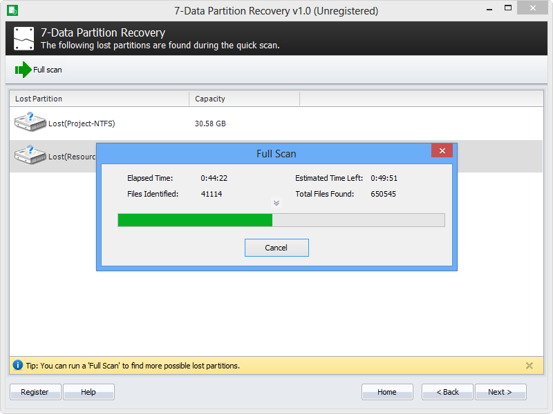 Disk Partition Recovery Software Free Download for Windows 7/8/Vista/XP