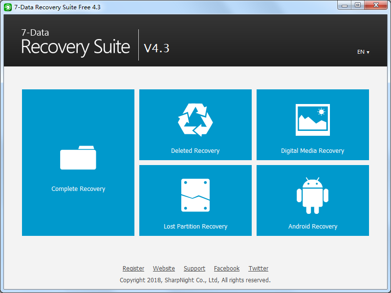 برنامج استعادة الملفات المحذوفة من الكمبيوتر والهاتف 7-Data Recovery Suite Screenshot