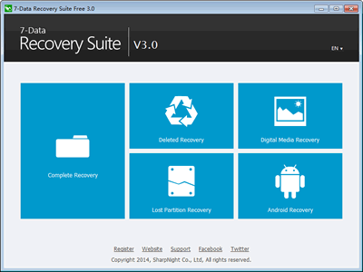 7-Data Recovery Screenshot