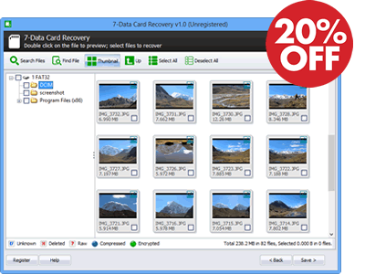 Buy 7-Data Card Recovery with 20% Discount Coupon