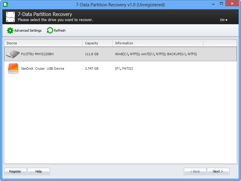 Disk Partition Recovery Software Free Download for Windows 7/8/Vista/XP